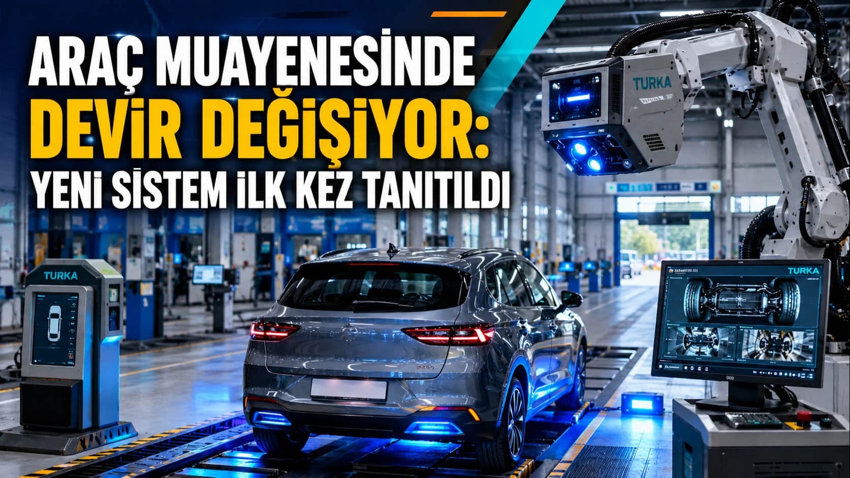ARAÇ MUAYENESİNDE DEVİR DEĞİŞİYOR: YENİ SİSTEM İLK KEZ TANITILDI