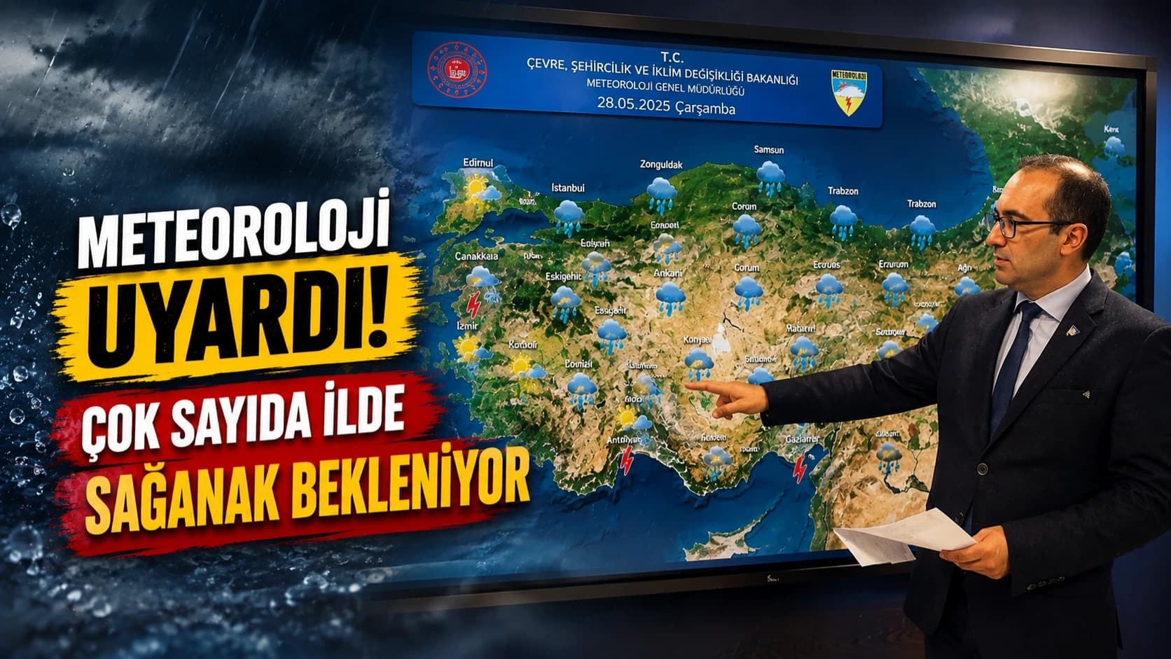 Meteoroloji uyardı! Çok sayıda ilde sağanak bekleniyor