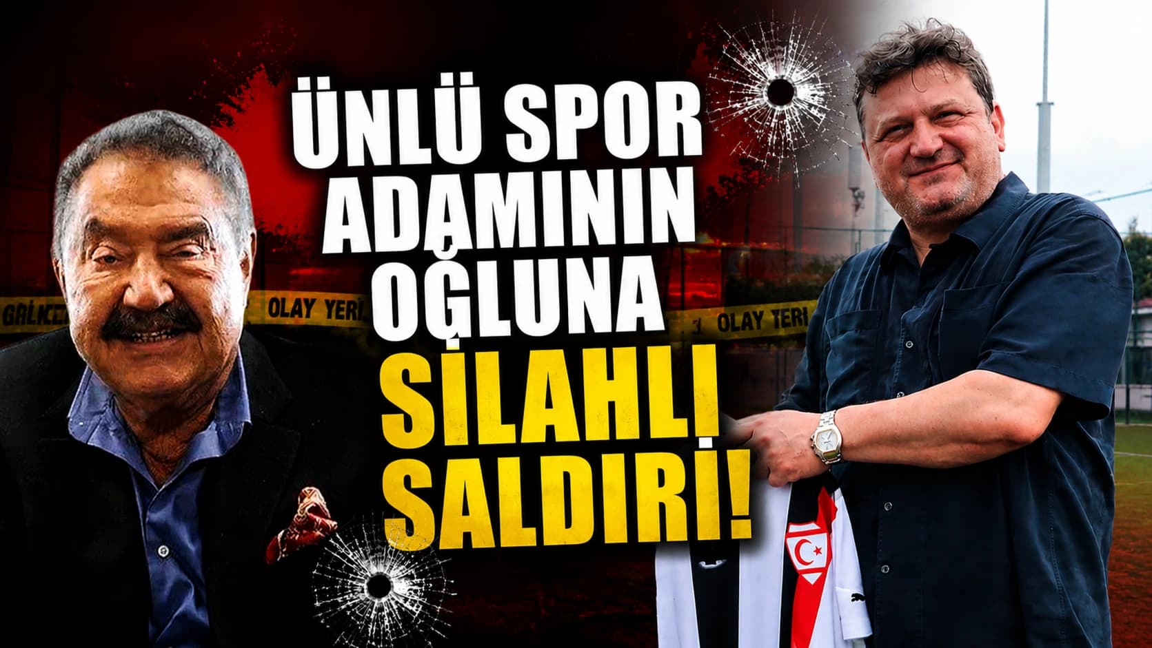 Ünlü spor adamının oğluna silahlı saldırı!
