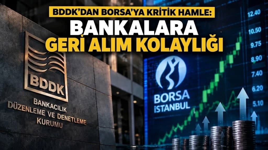 BDDK'dan Borsa'ya kritik hamle: Bankalara geri alım kolaylığı