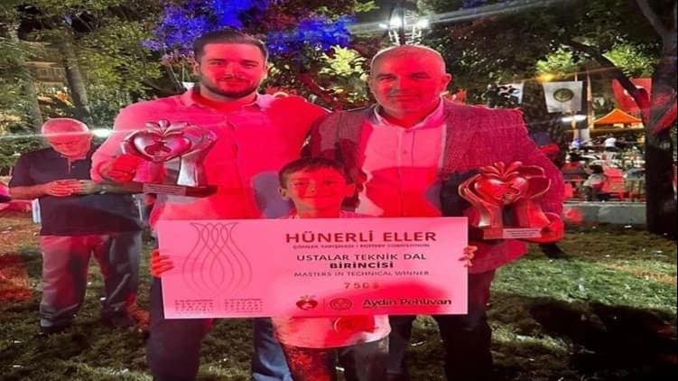 Çömlek ustası babanın izinden dünya şampiyonluğuna