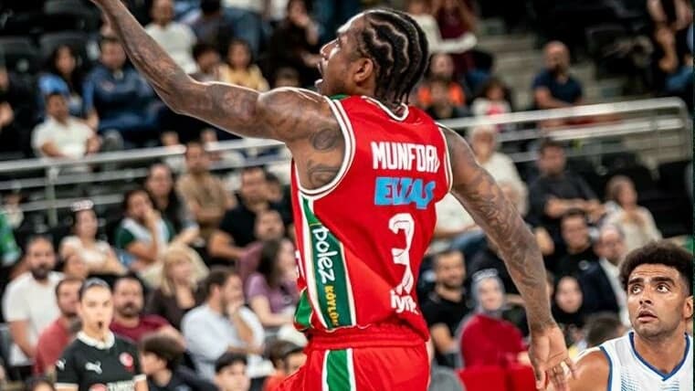 Karşıyaka'ya Munford şoku: 6 hafta forma giyemeyecek