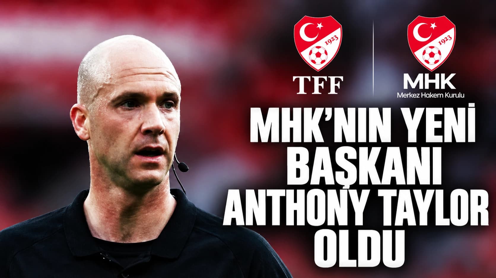MHK’nın yeni başkanı Anthony Taylor oldu
