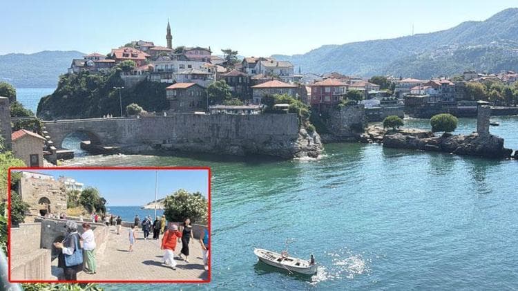 Amasra’da nüfusun 150 katı turist: 8 ayda 1 milyon ziyaretçi