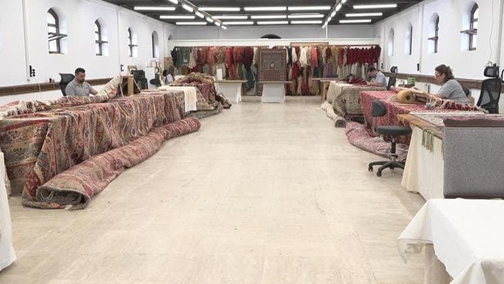 500 yıllık saray seccadeleri sergilenmeye hazırlanıyor