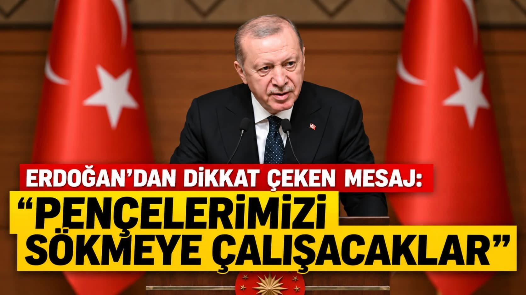 Erdoğan'dan dikkat çeken mesaj: "Pençelerimizi sökmeye çalışacaklar"