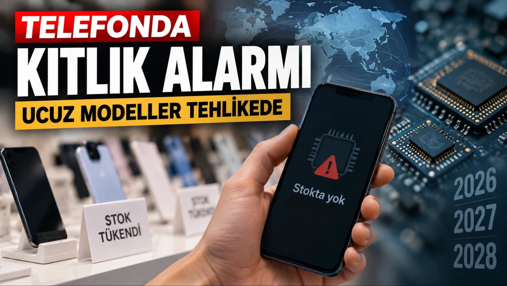 Telefonda kıtlık alarmı: Ucuz modeller tehlikede
