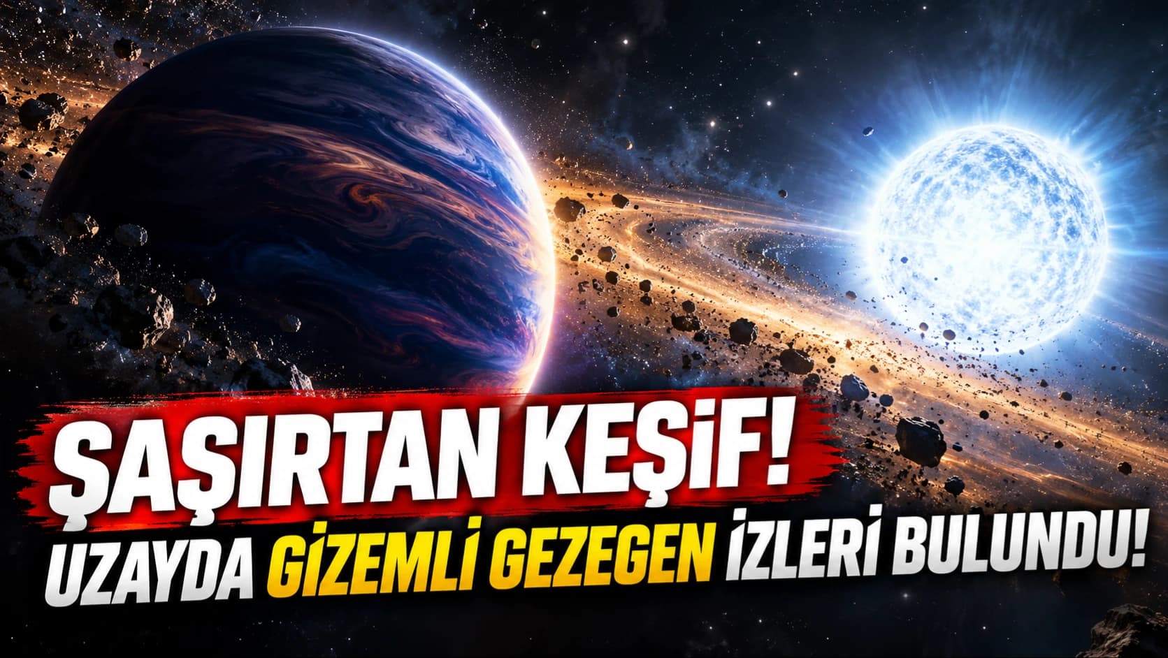 Şaşırtan keşif! Uzayda gizemli gezegen izleri bulundu!