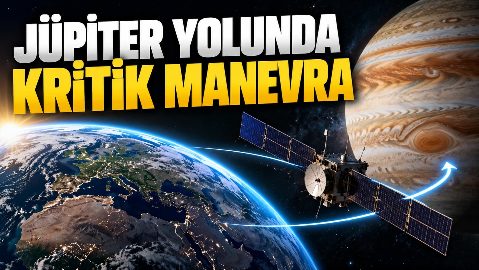 Jüpiter yolunda kritik manevra: Juice rotasını değiştirdi