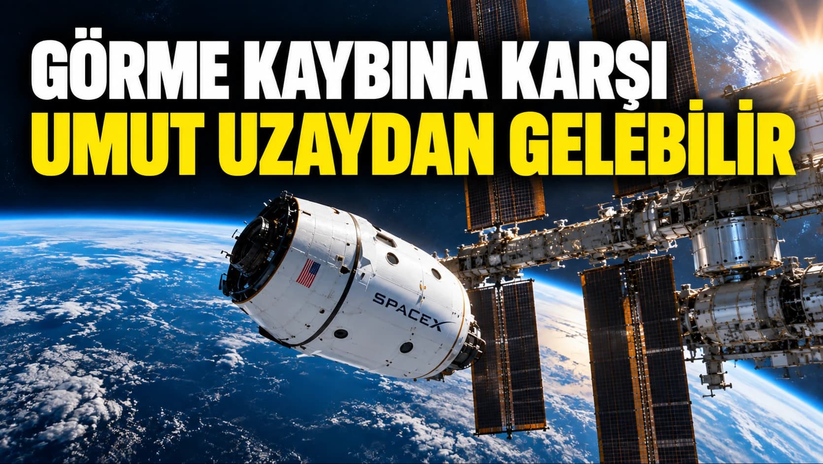 Görme kaybına karşı umut uzaydan gelebilir