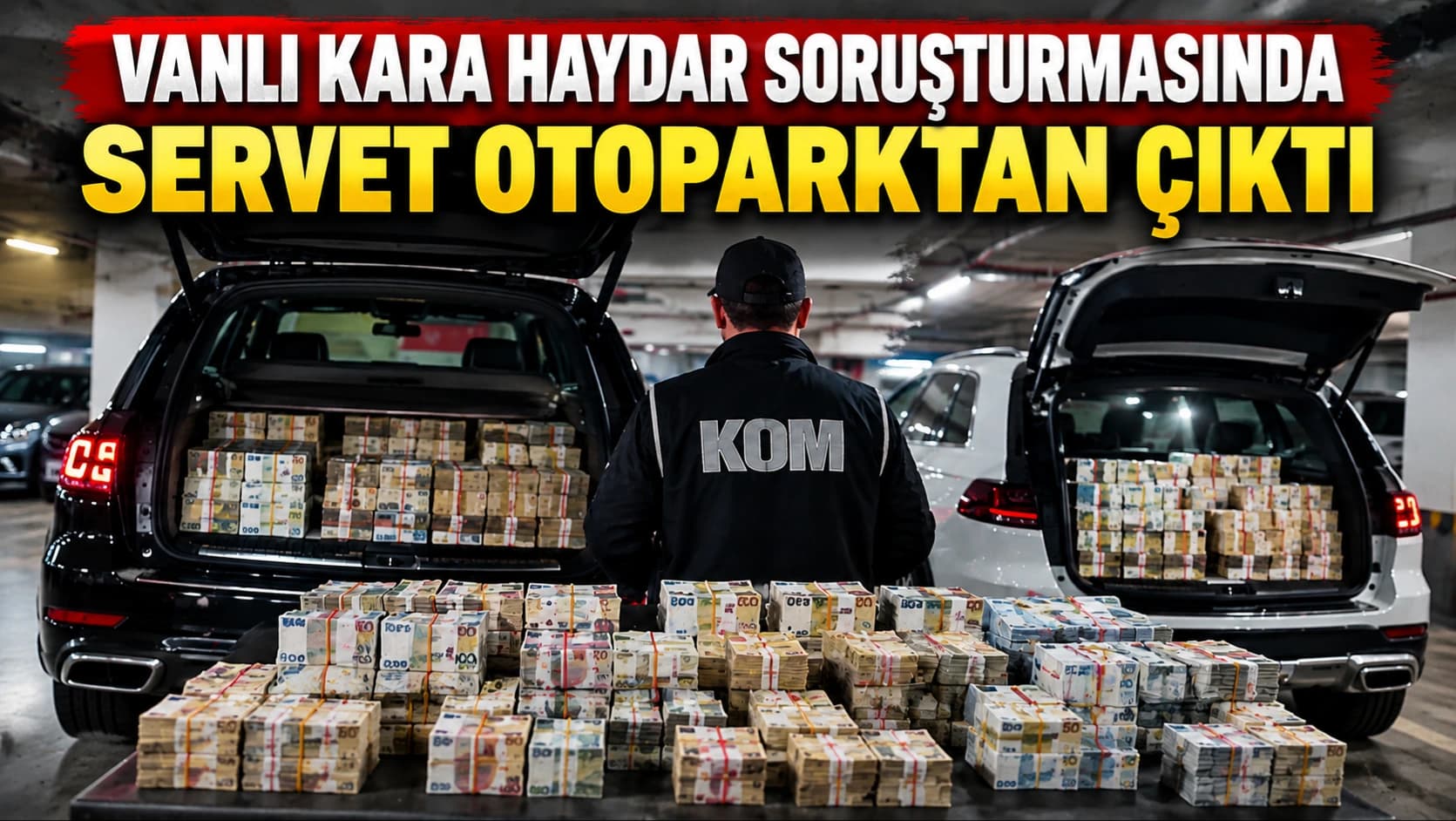 Vanlı Kara Haydar soruşturması: 2 araçtan 934 milyon TL çıktı