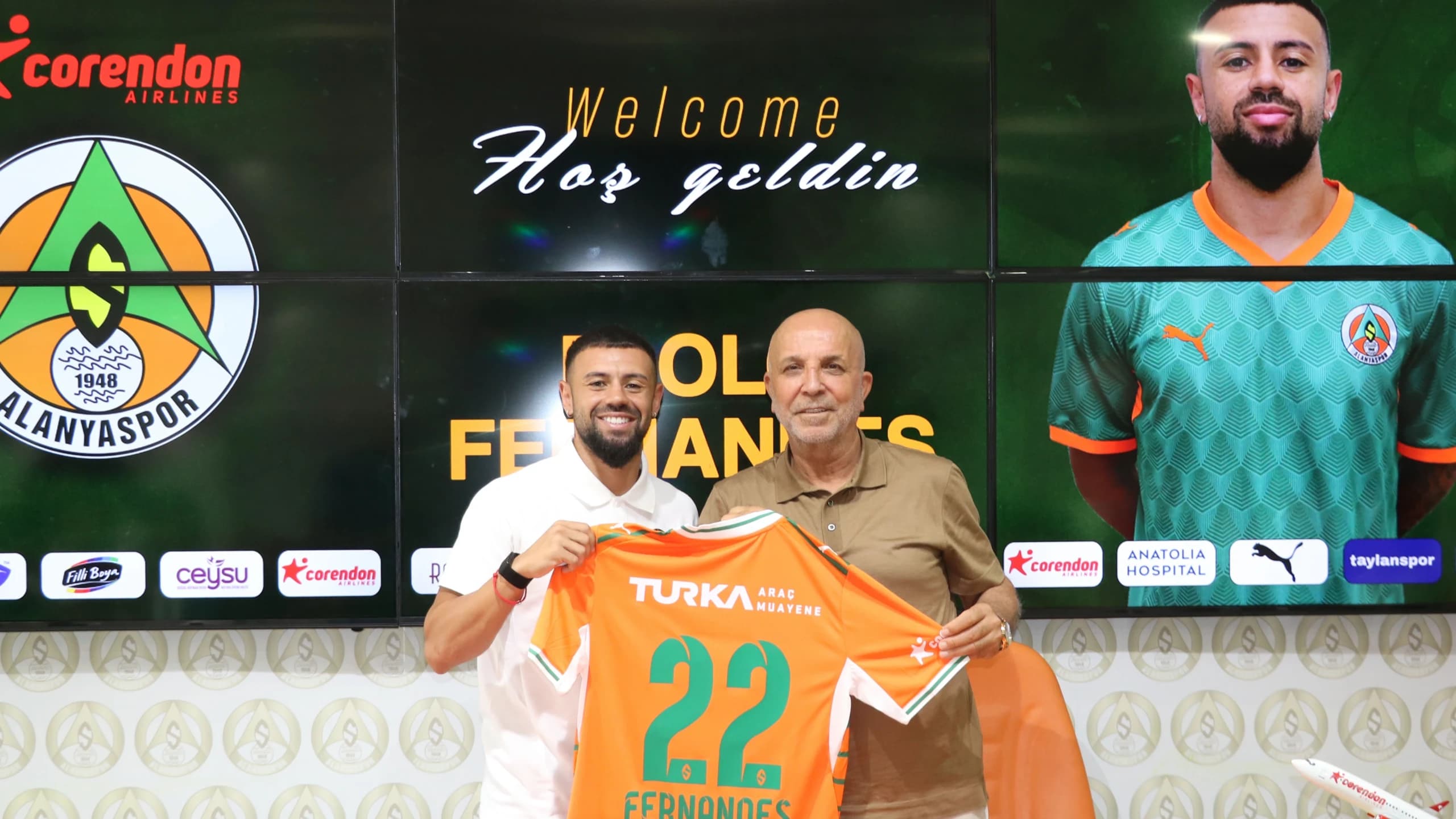 ALANYASPOR, PAOLO FERNANDES'İ KADROSUNA KATTI