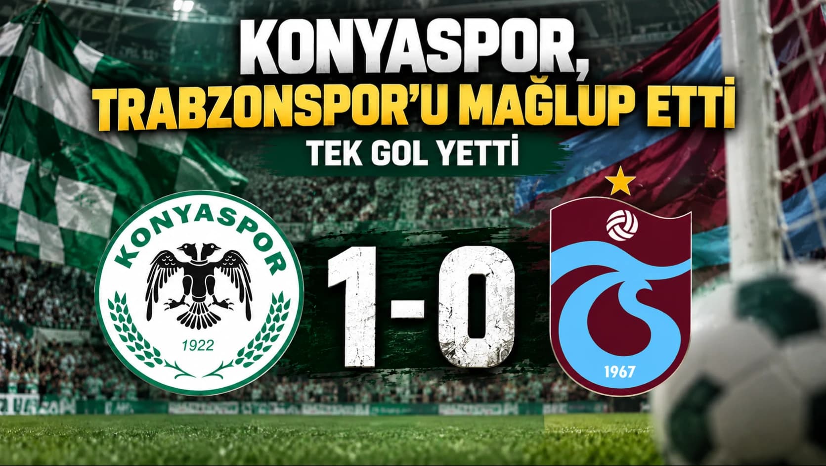 Konyaspor, Trabzonspor’u mağlup etti: Tek gol yetti