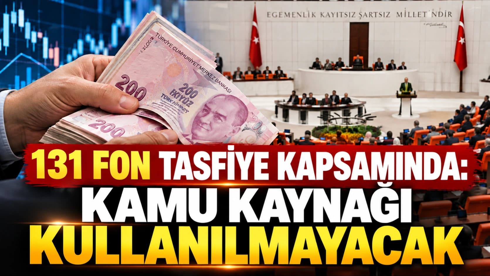131 fon tasfiye kapsamında: Kamu kaynağı kullanılmayacak