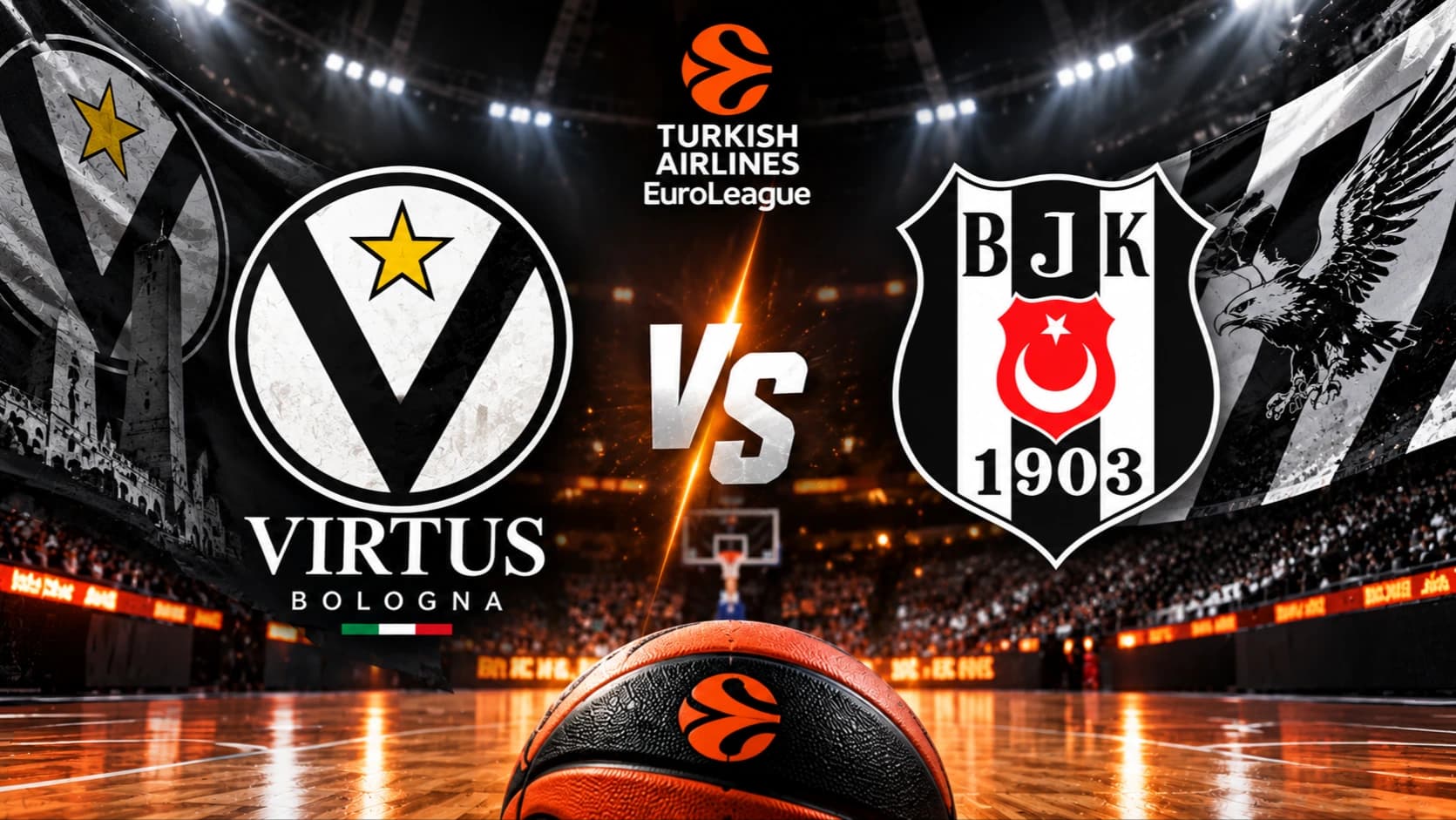 Virtus Bologna-Beşiktaş maçı ne zaman, saat kaçta, hangi kanalda?
