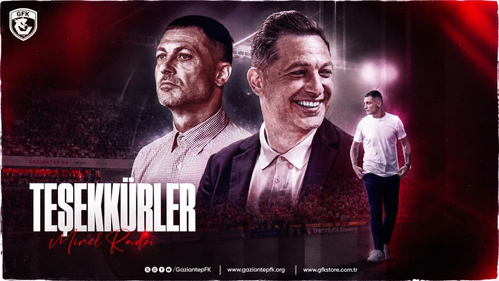 Gaziantep FK’de Mirel Radoi dönemi sona erdi