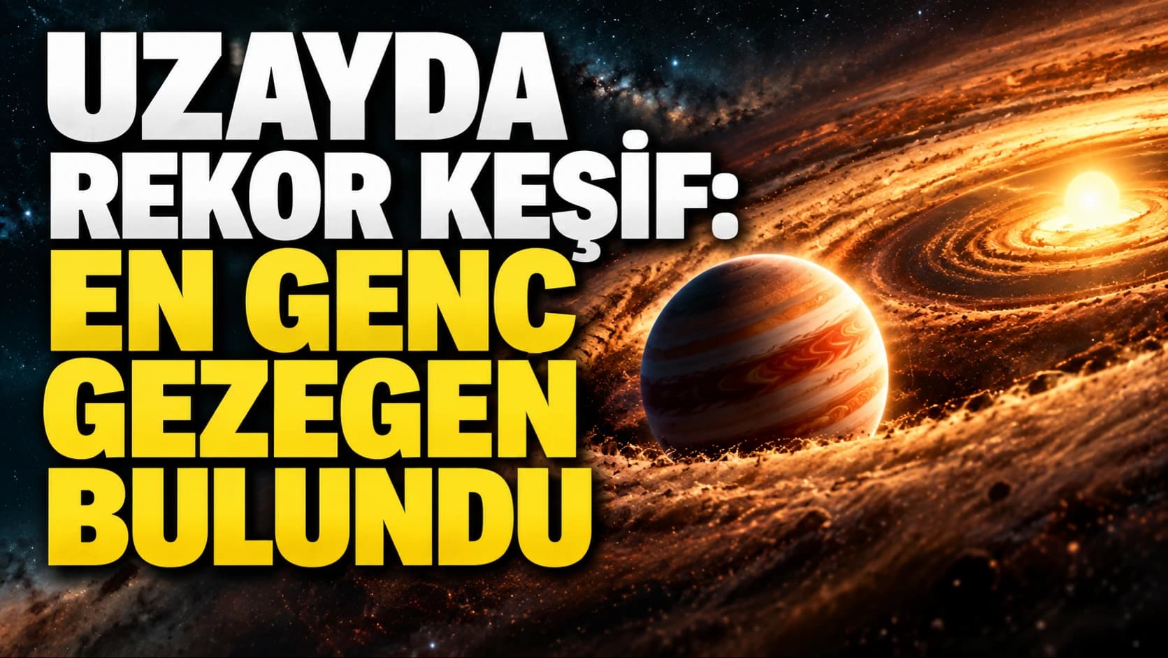 Uzayda rekor keşif: En genç gezegen bulundu