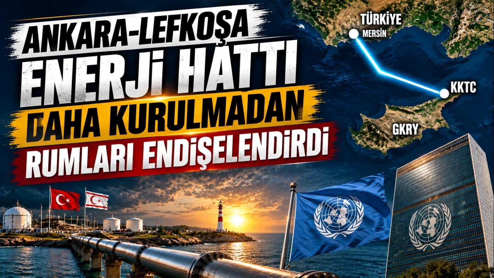 ANKARA-LEFKOŞA ENERJİ HATTI DAHA KURULMADAN RUMLARI ENDİŞELENDİRDİ