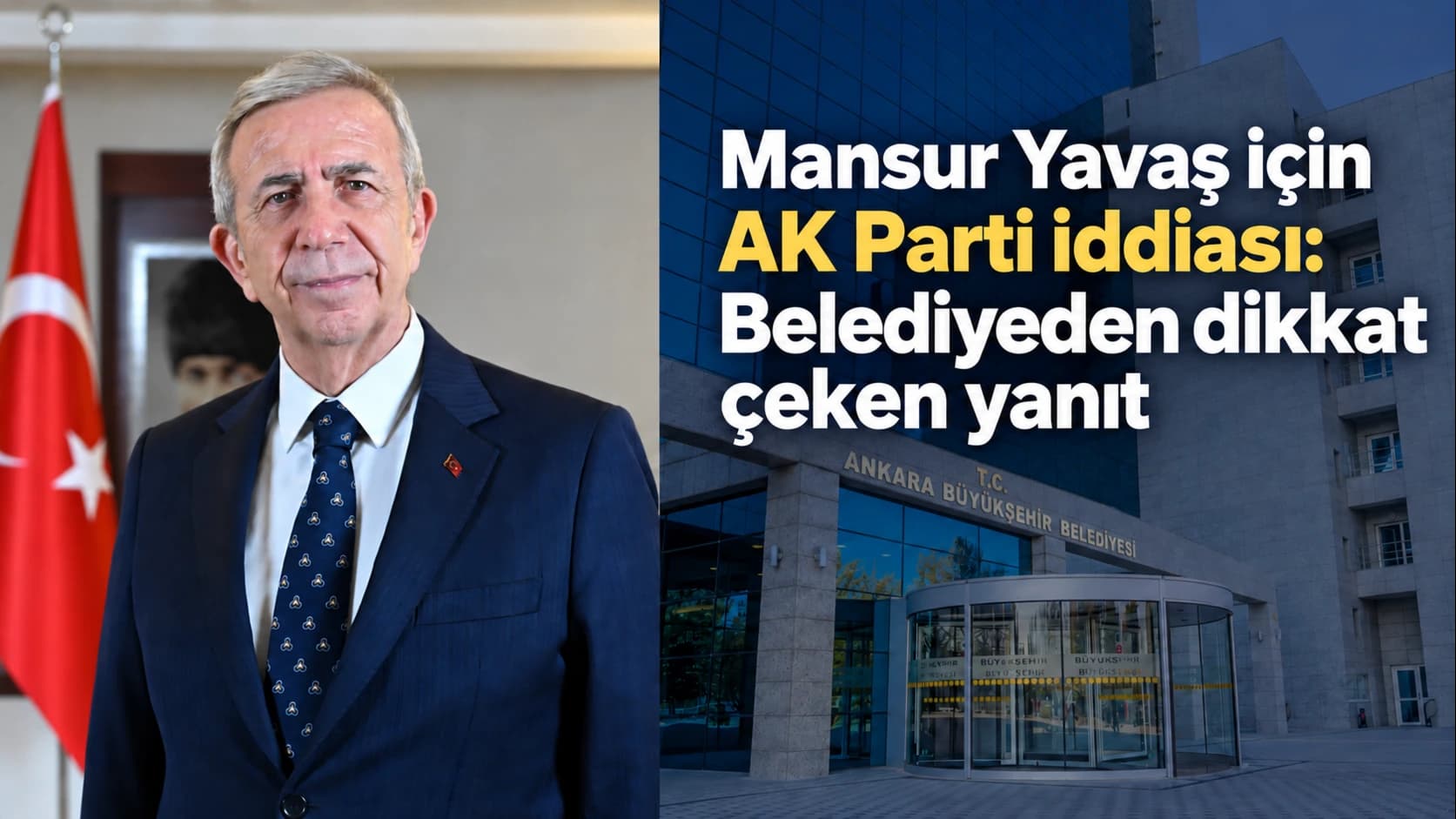 Mansur Yavaş için AK Parti iddiası: Belediyeden dikkat çeken yanıt