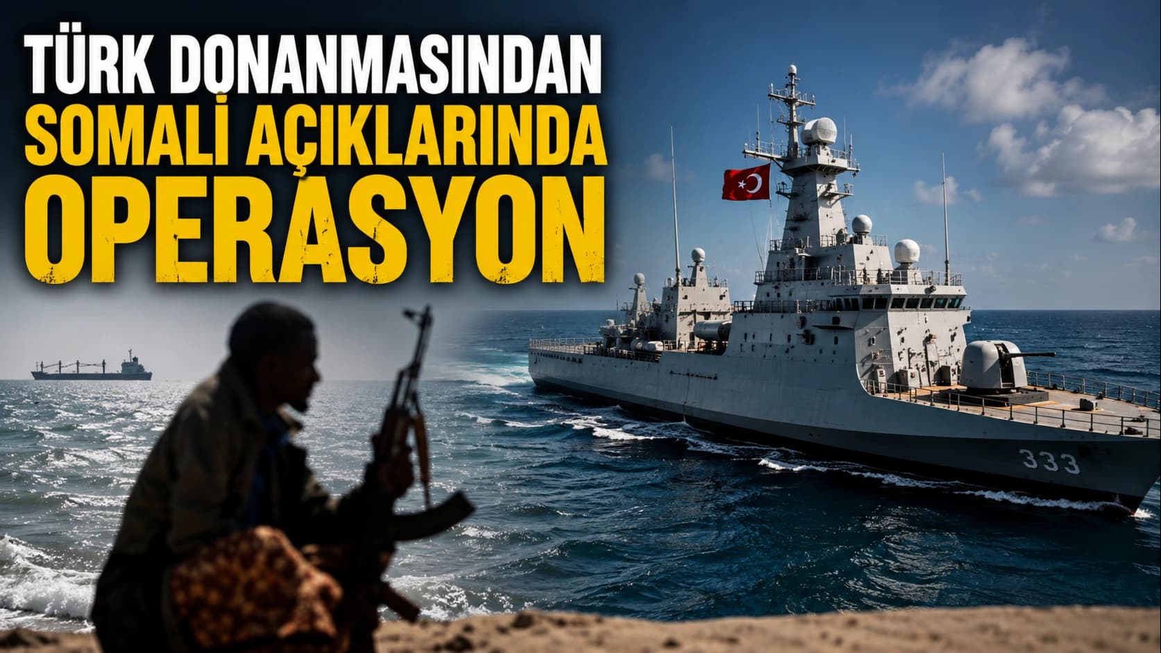 Türk donanmasından Somali açıklarında operasyon