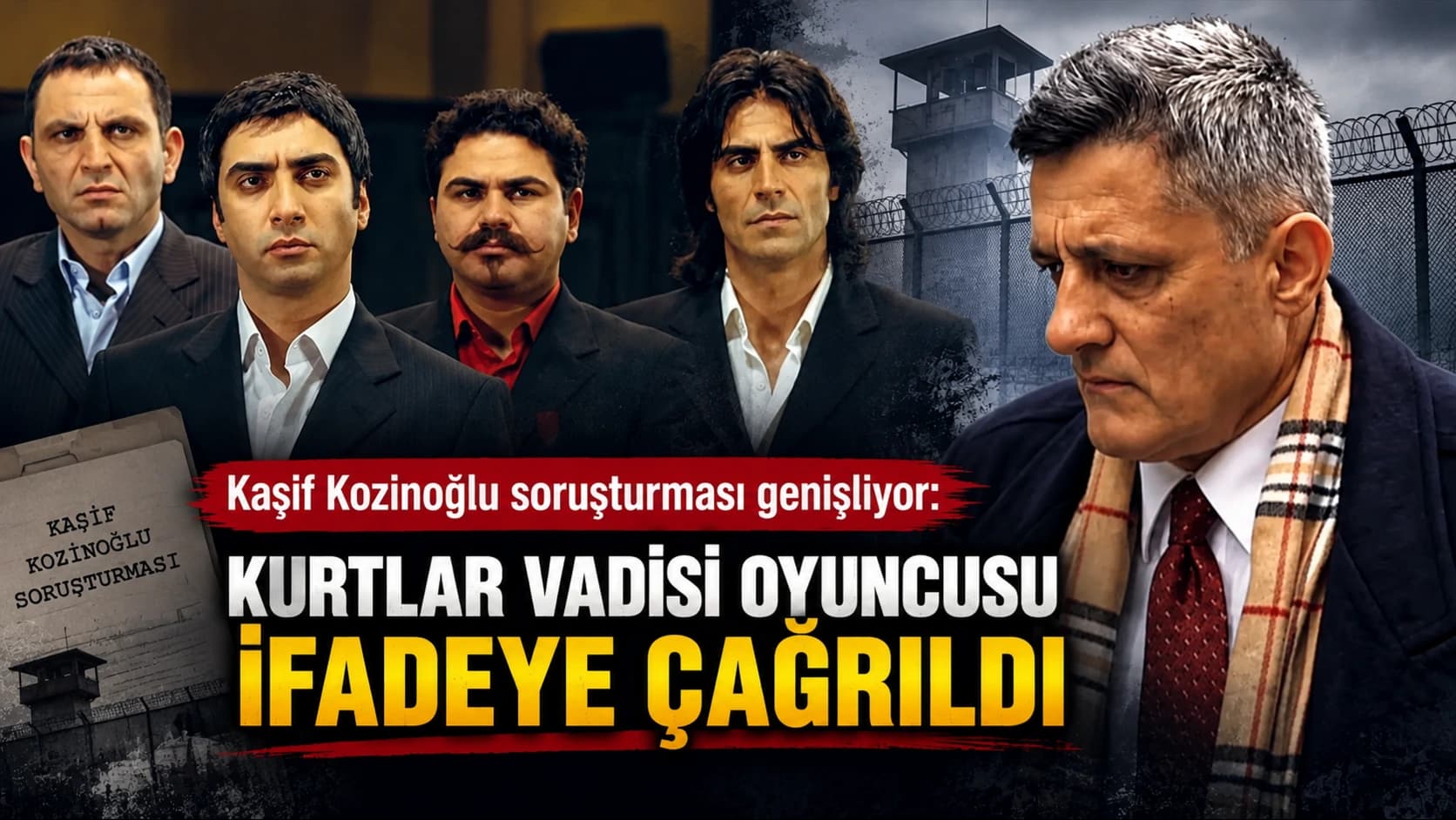 Kaşif Kozinoğlu soruşturması genişliyor: Kurtlar Vadisi oyuncusu ifadeye çağrıldı