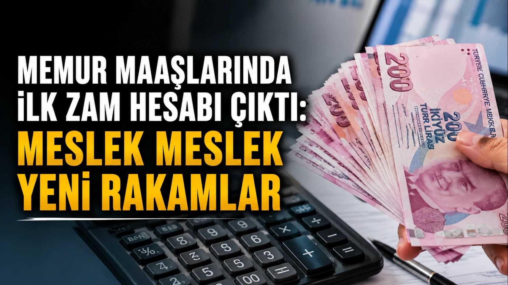 Memur maaşlarında ilk zam hesabı çıktı: Meslek meslek yeni rakamlar