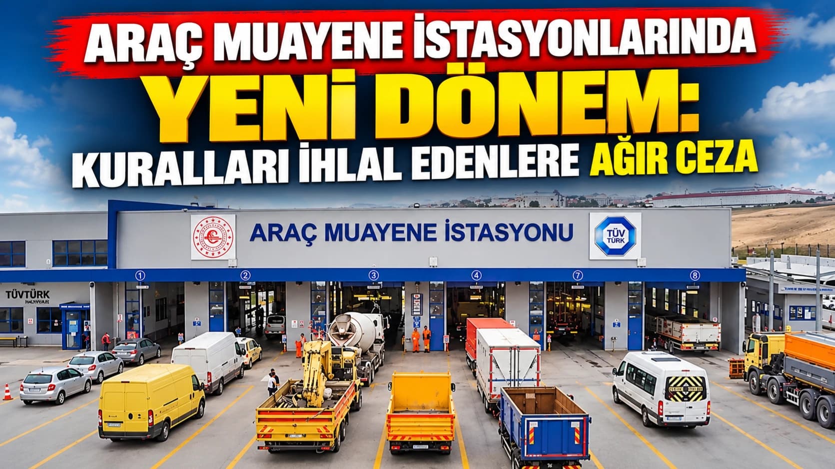 Araç muayene istasyonlarında yeni dönem: Kuralları ihlal edenlere ağır ceza