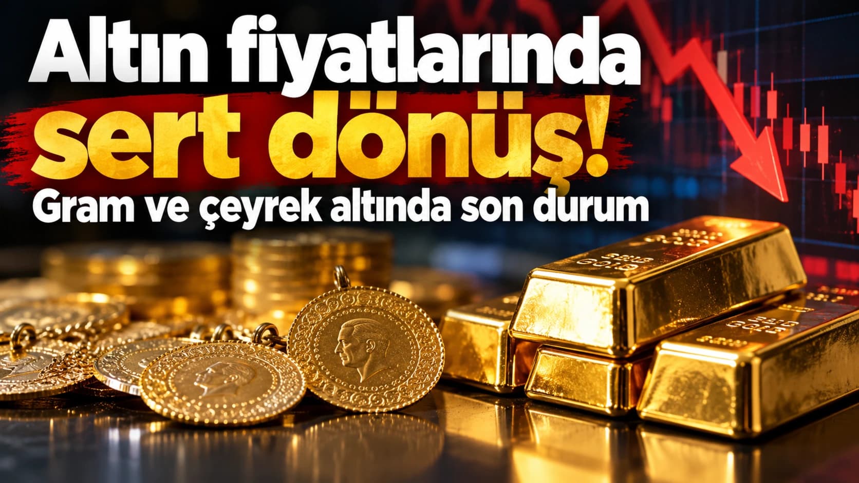 Altın fiyatlarında sert dönüş! Gram ve çeyrek altında son durum