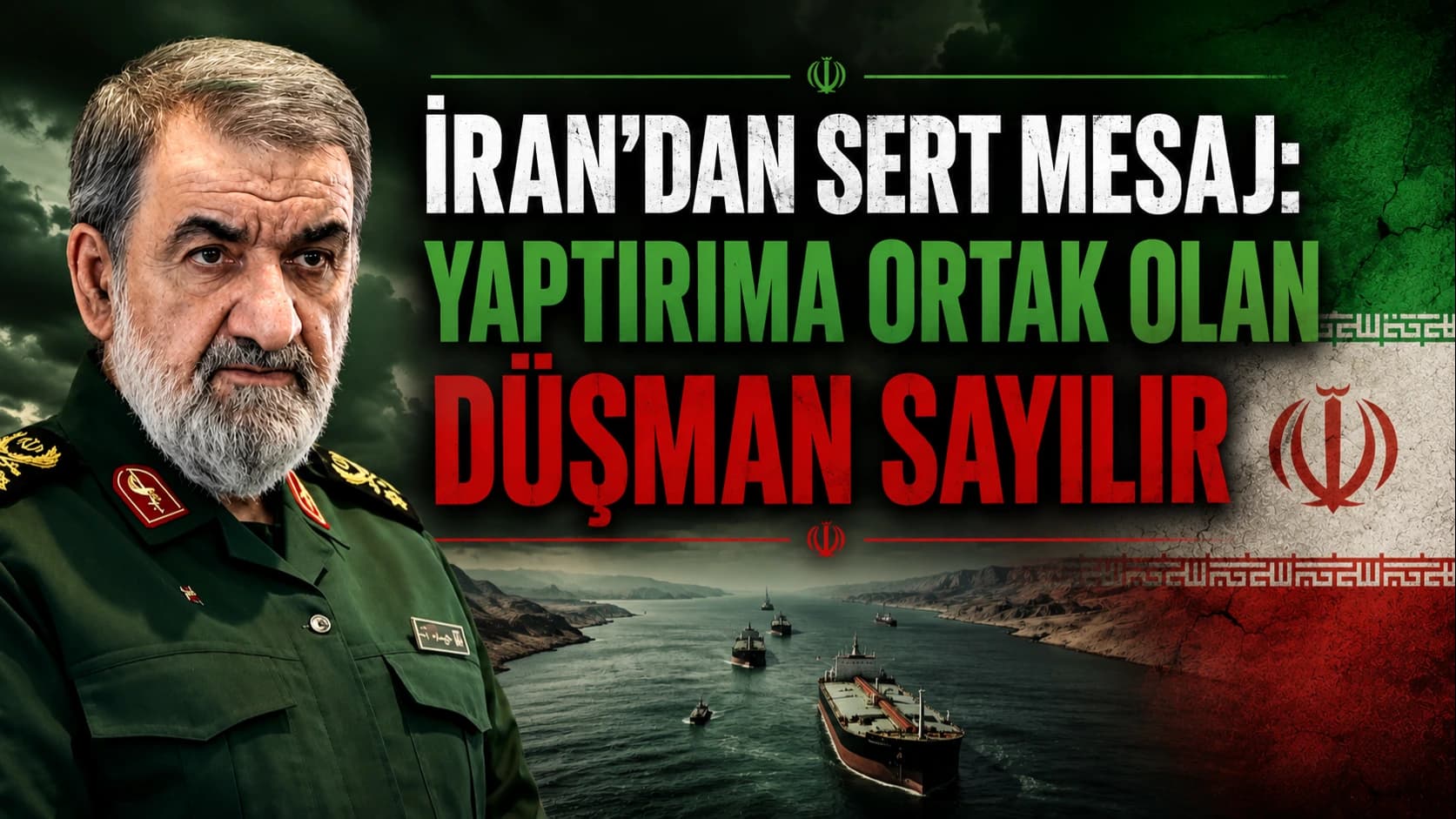 İRAN'DAN SERT MESAJ: YAPTIRIMA ORTAK OLAN DÜŞMAN SAYILIR