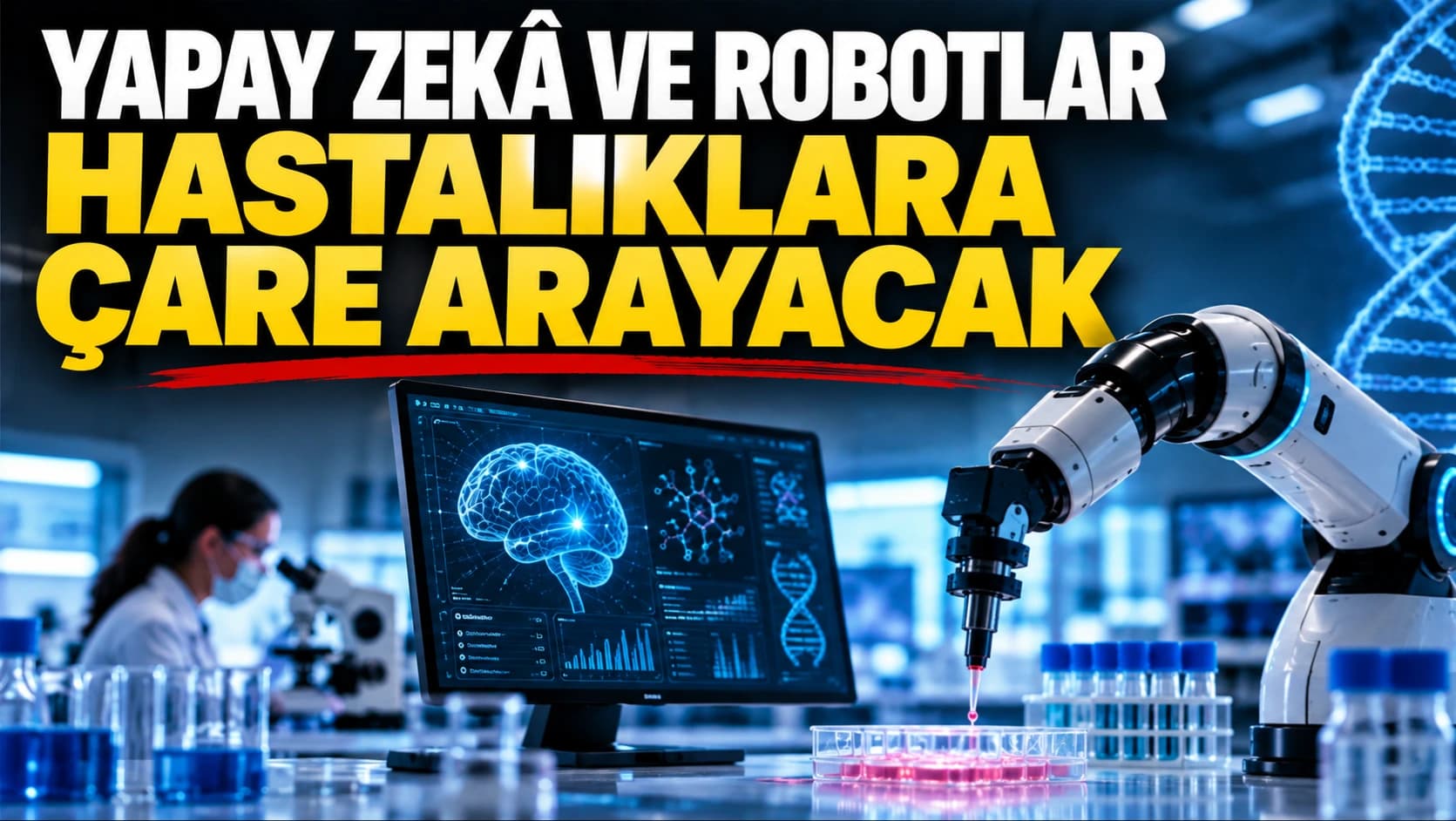 Yapay zekâ ve robotlar hastalıklara çare arayacak