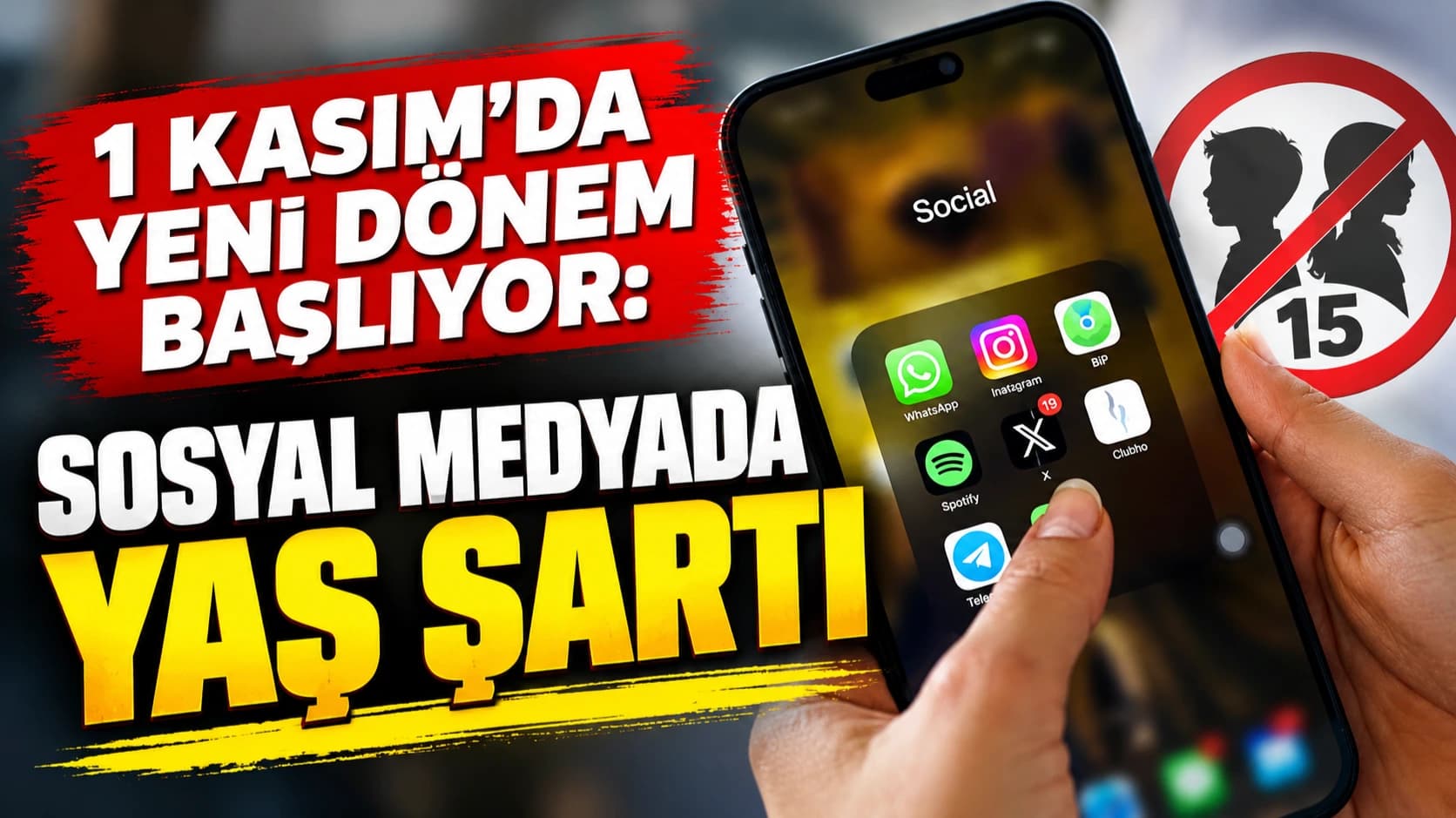 1 Kasım’da yeni dönem başlıyor: Sosyal medyada yaş şartı