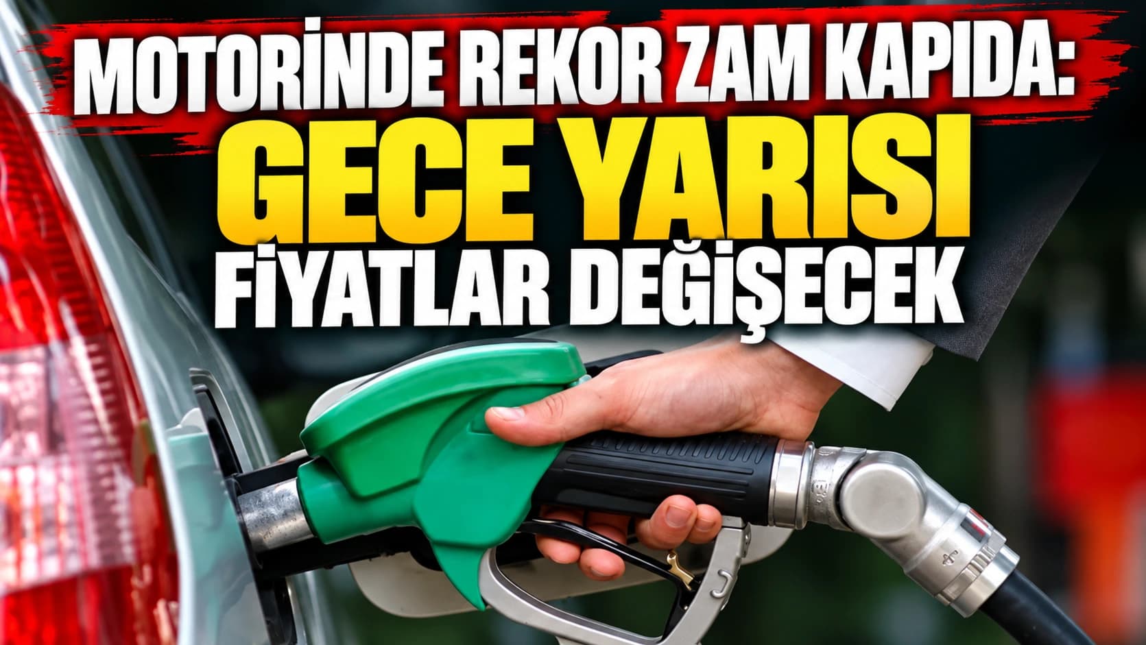 Motorinde rekor zam kapıda: Gece yarısı fiyatlar değişecek