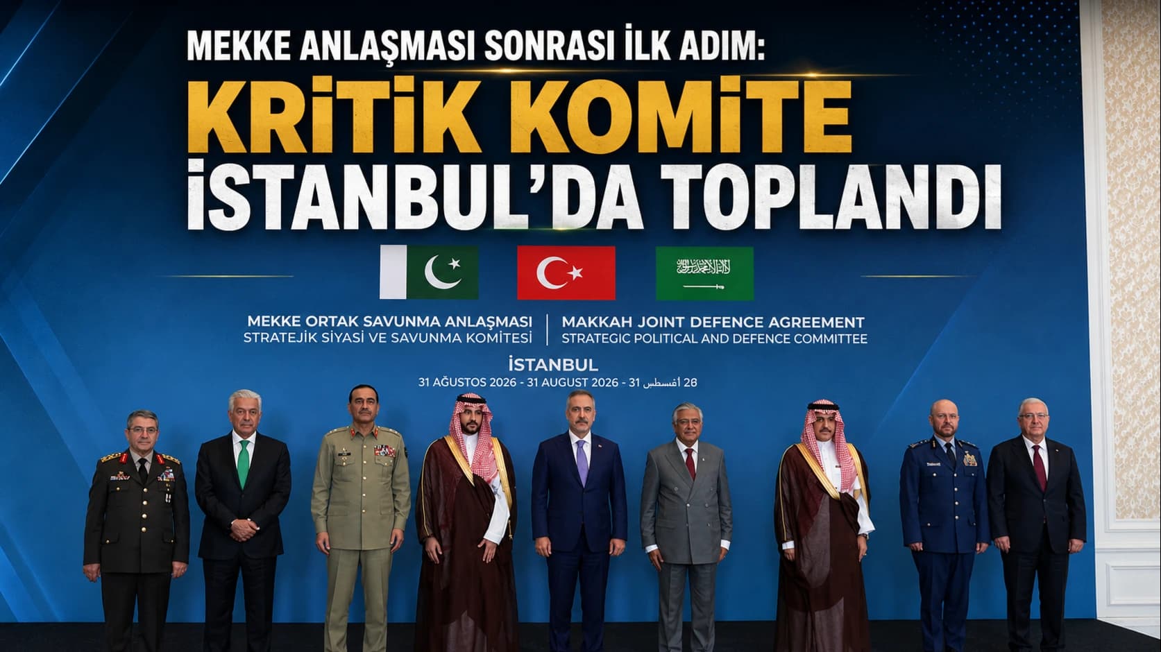 Mekke Anlaşması sonrası ilk adım: Kritik komite İstanbul’da toplandı