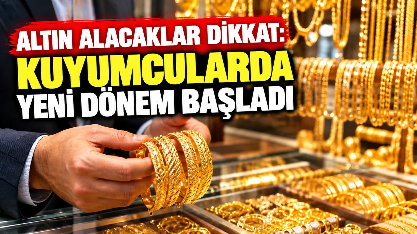 Altın alacaklar dikkat: Kuyumcularda yeni dönem başladı