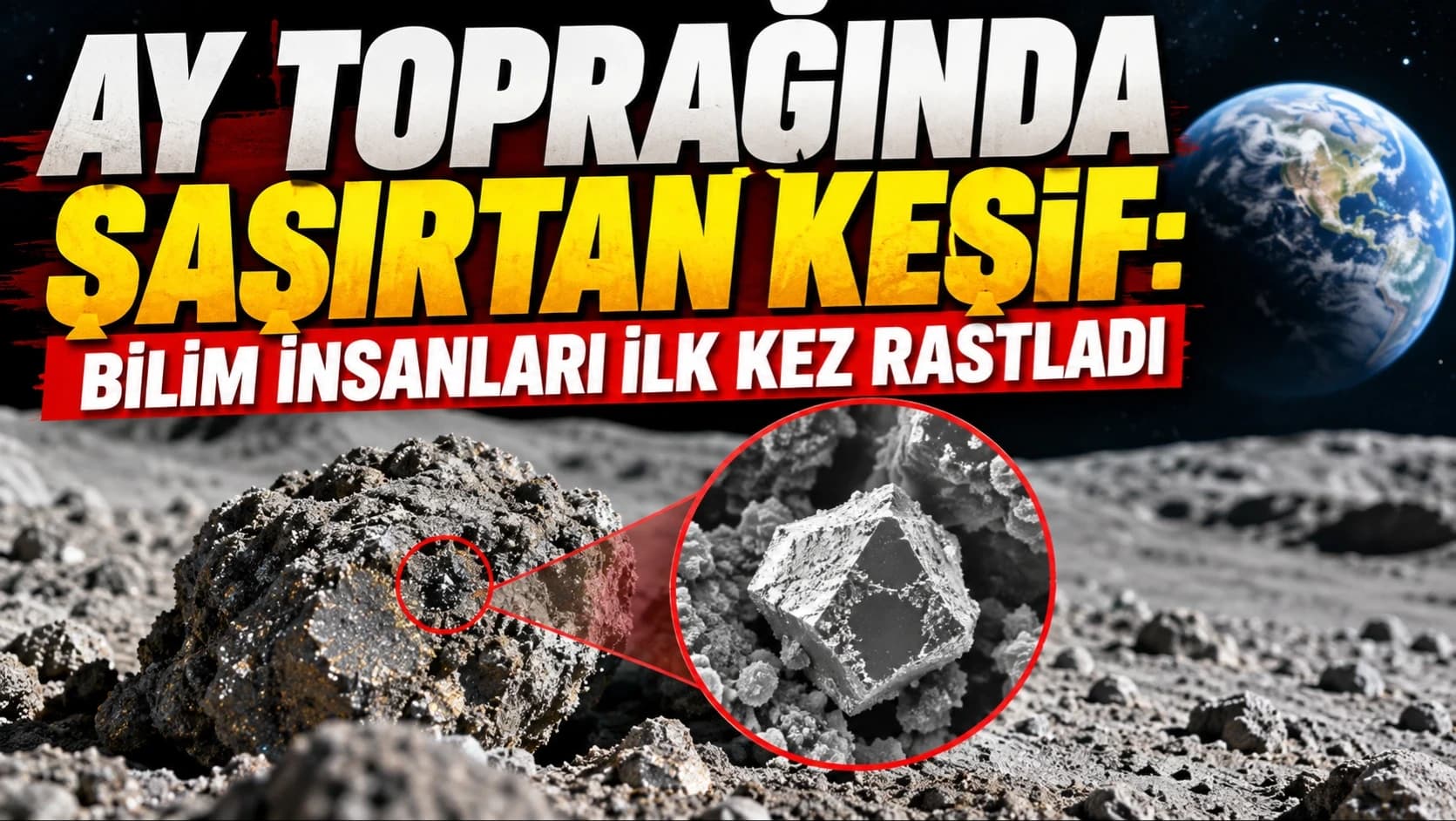 Ay toprağında şaşırtan keşif: Bilim insanları ilk kez rastladı