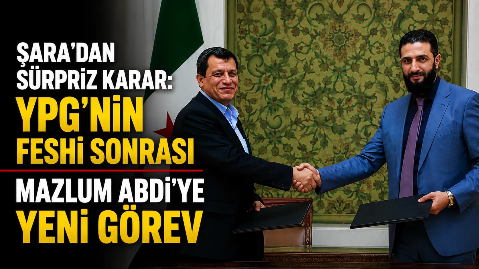 Şara’dan sürpriz karar: YPG’nin feshi sonrası Mazlum Abdi’ye yeni görev