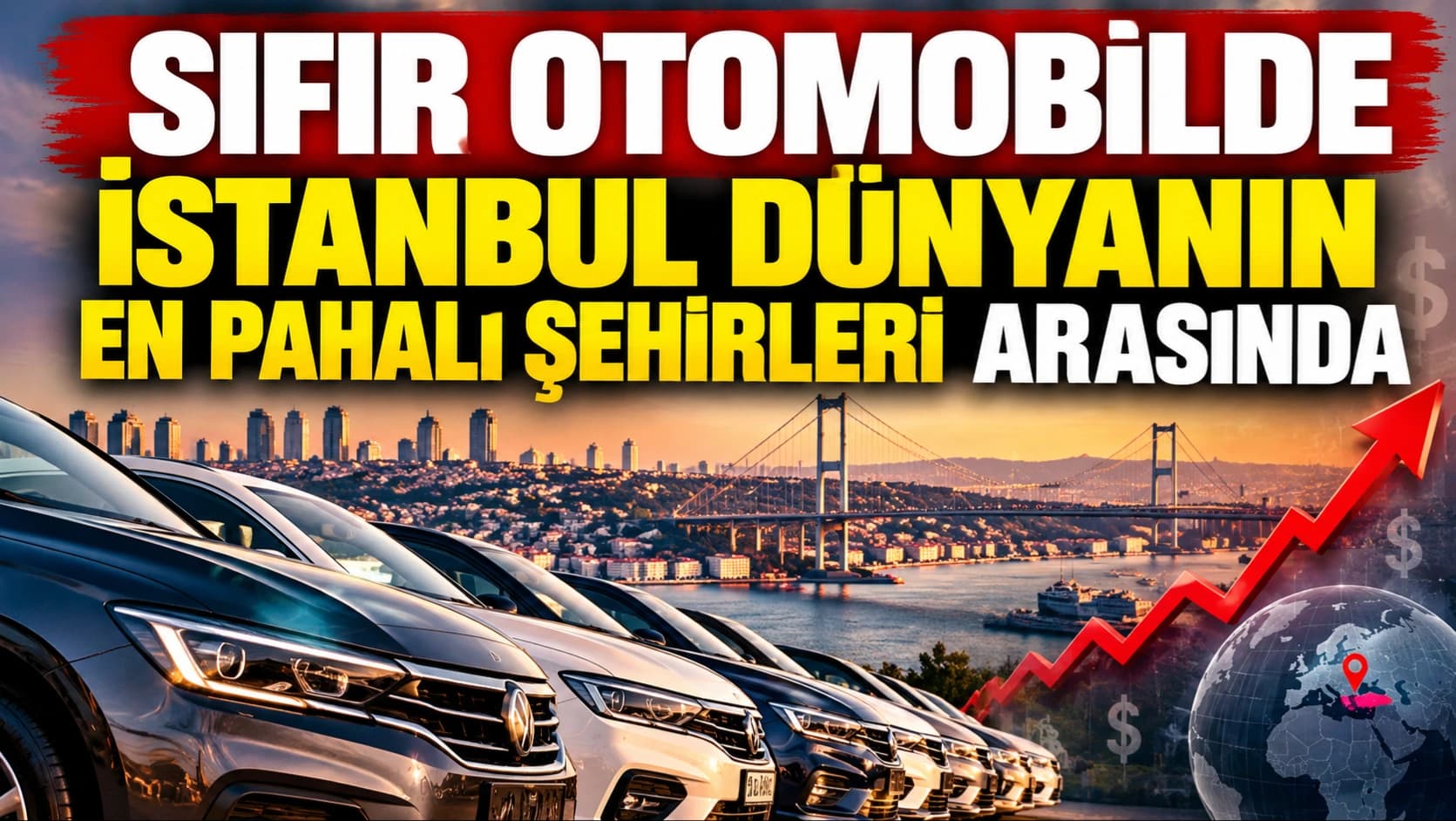 Sıfır otomobilde İstanbul dünyanın en pahalı şehirleri arasında