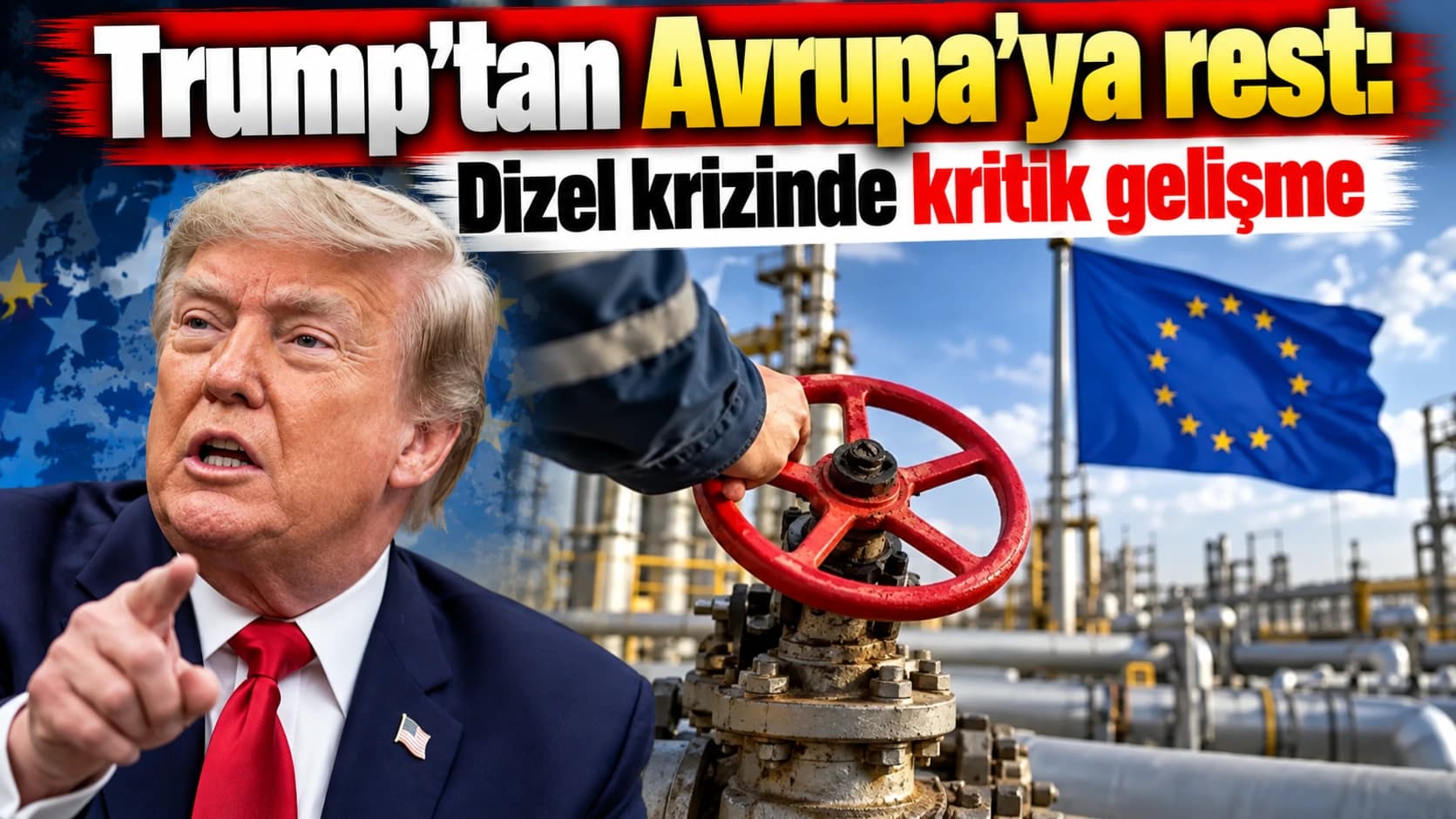Trump’tan Avrupa’ya rest: Dizel krizinde kritik gelişme