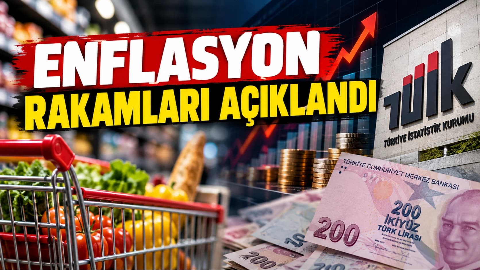 Enflasyon rakamları açıklandı