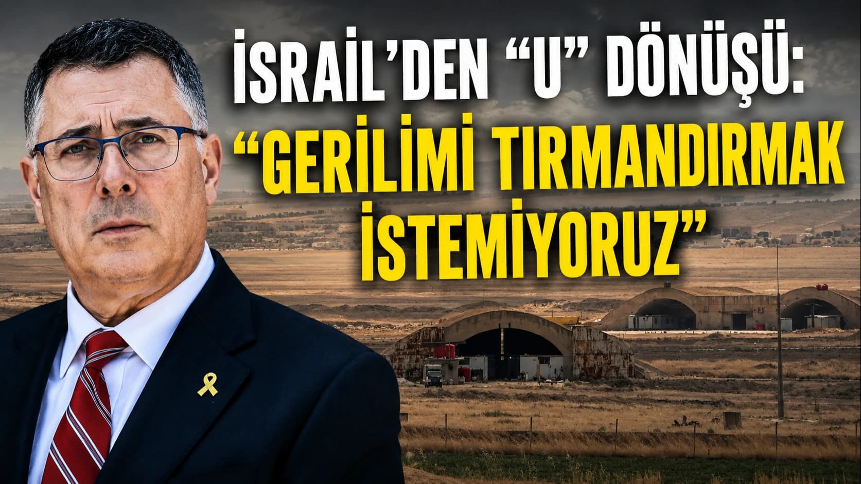 İSRAİL'DEN “U” DÖNÜŞÜ: "GERİLİMİ TIRMANDIRMAK İSTEMİYORUZ"