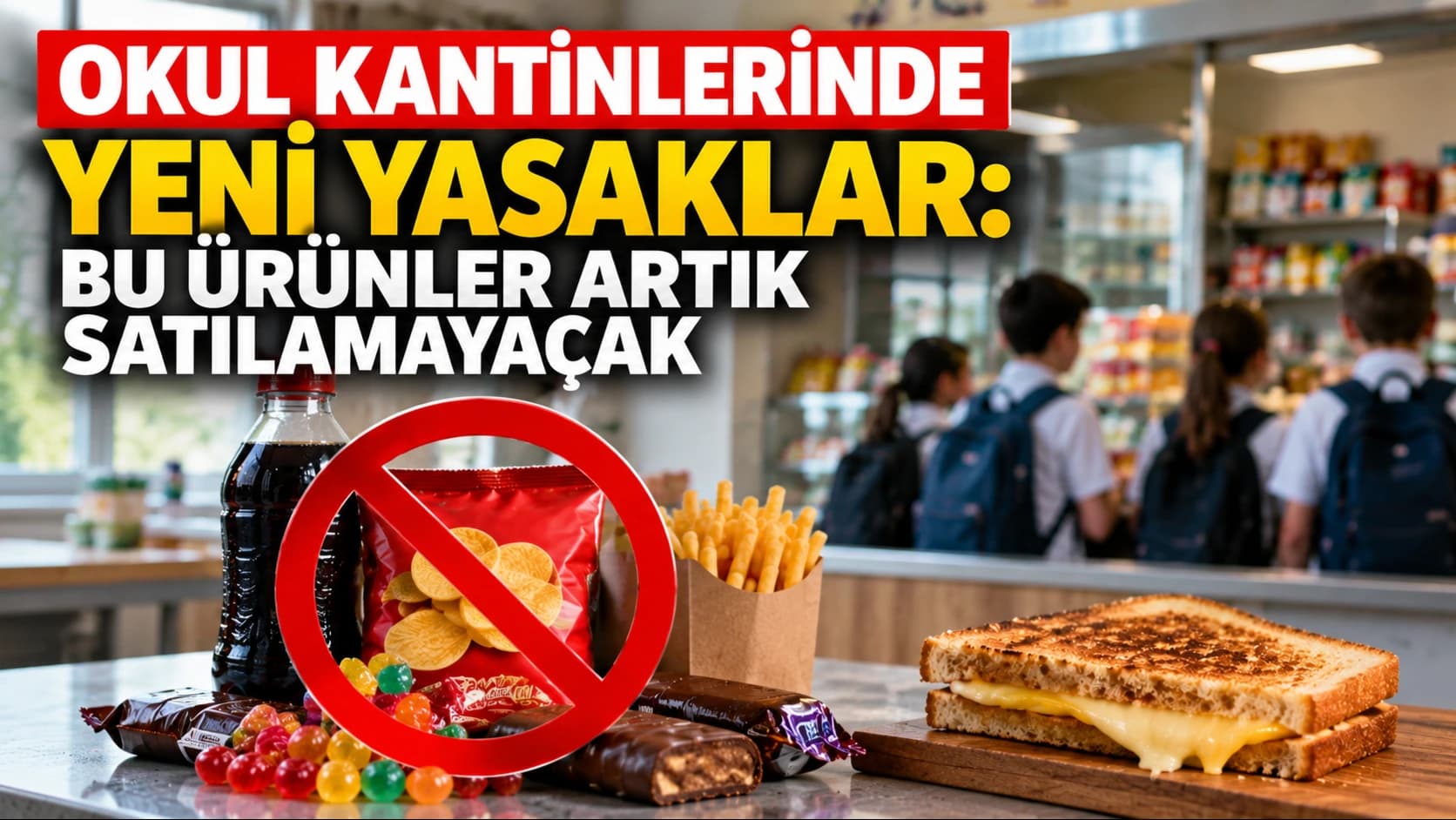 Okul kantinlerinde yeni yasaklar: Bu ürünler artık satılamayacak