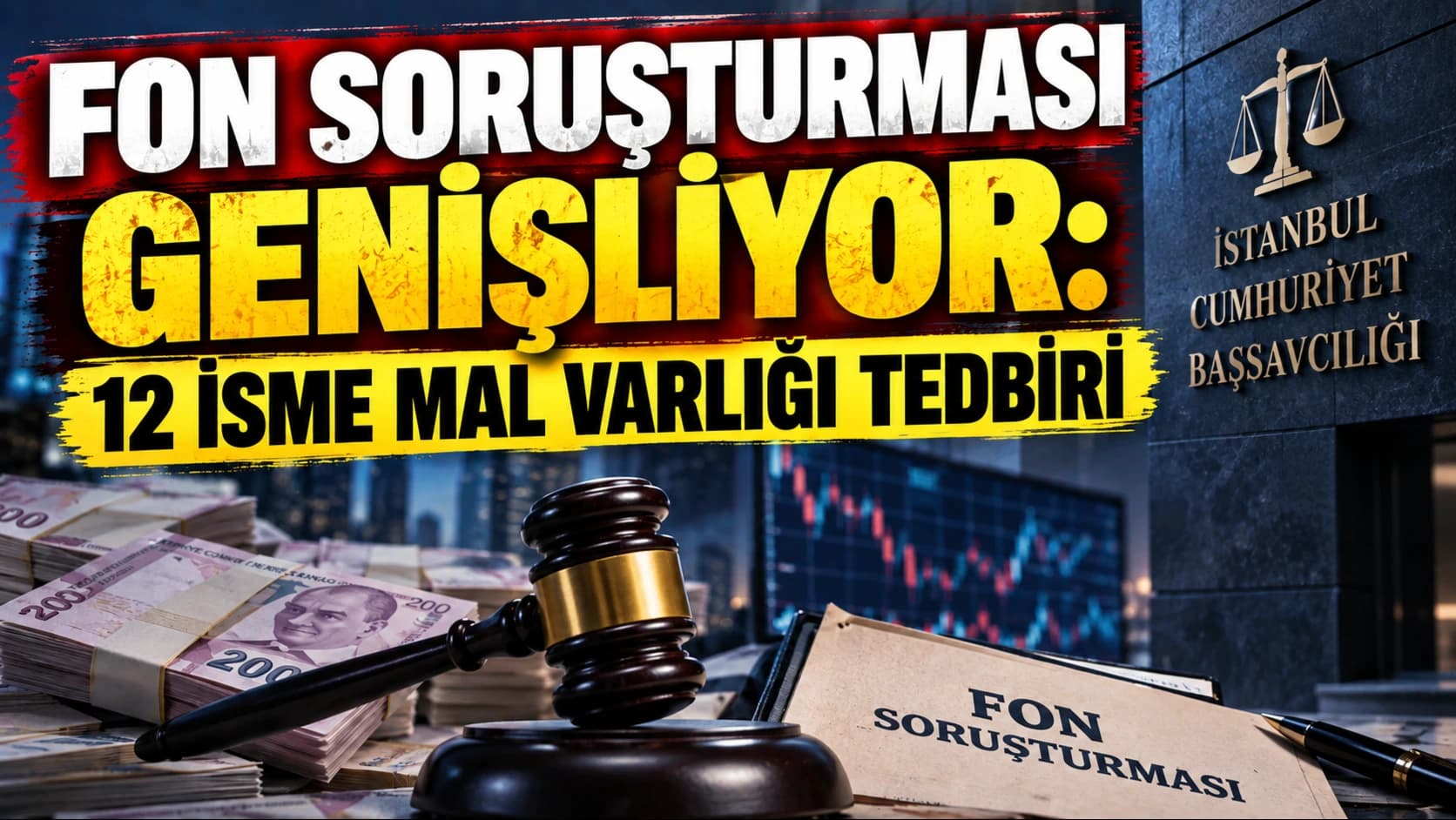Fon soruşturması genişliyor: 12 isme mal varlığı tedbiri
