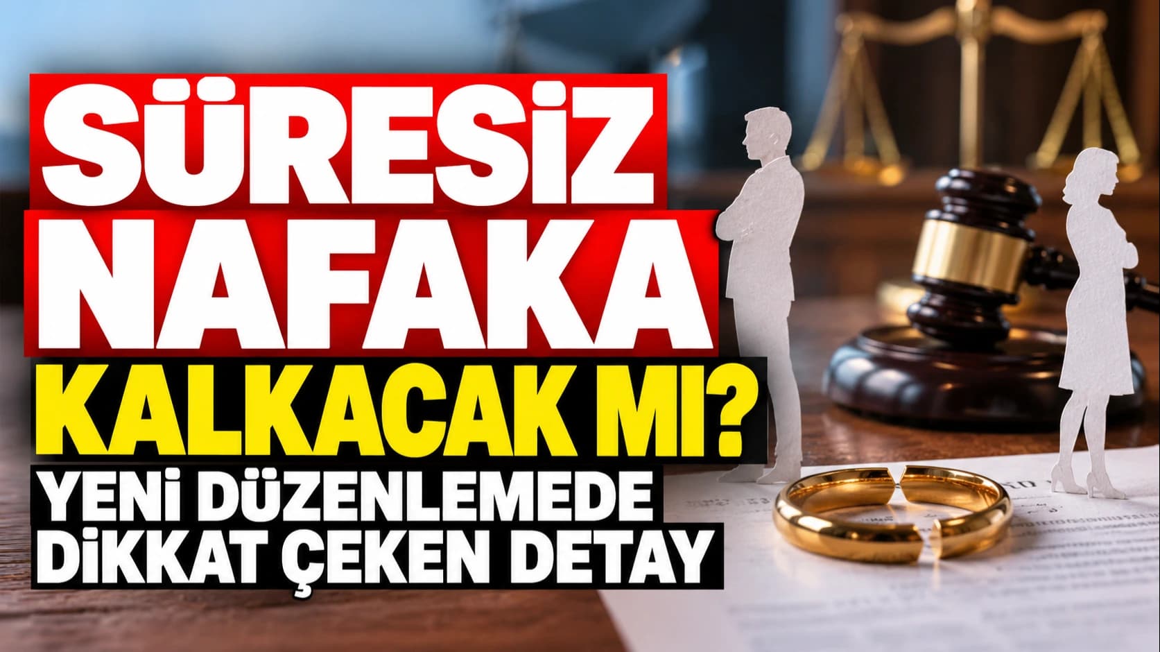 Süresiz nafaka kalkacak mı? Yeni düzenlemede dikkat çeken detay