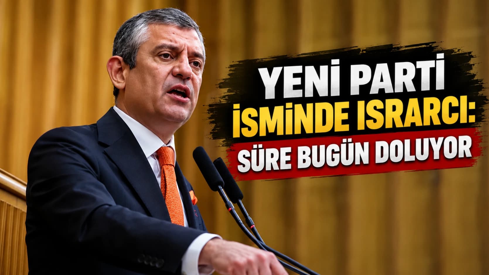 Yeni Parti isminde ısrarcı: Süre bugün doluyor