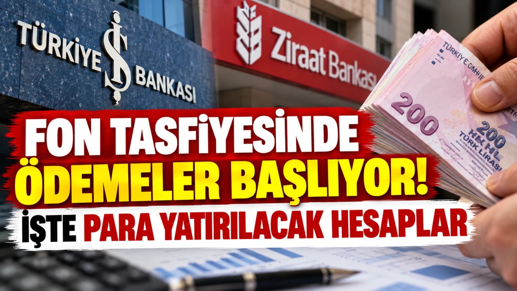 Fon tasfiyesinde ödemeler başlıyor: İşte para yatırılacak hesaplar