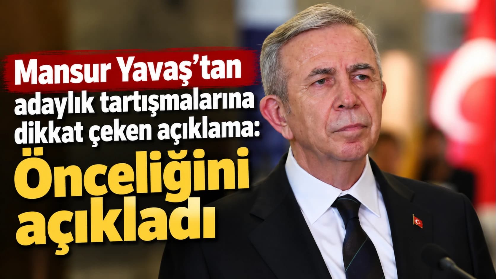 Mansur Yavaş’tan adaylık tartışmalarına dikkat çeken açıklama: Önceliğini açıkladı