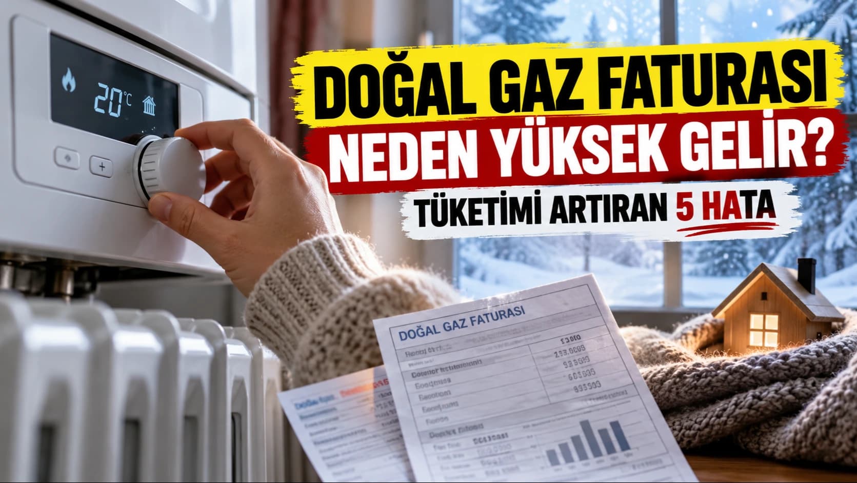 Doğal gaz faturası neden yüksek gelir? Tüketimi artıran 5 hata