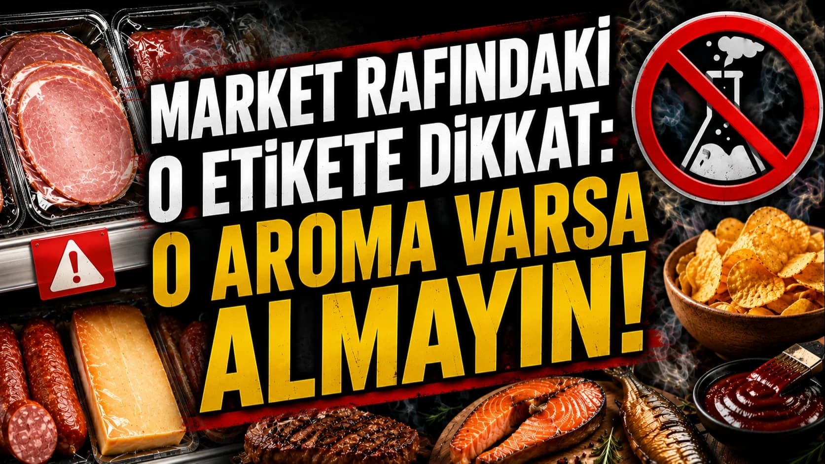 MARKET RAFINDAKİ O ETİKETE DİKKAT: O AROMA VARSA ALMAYIN!