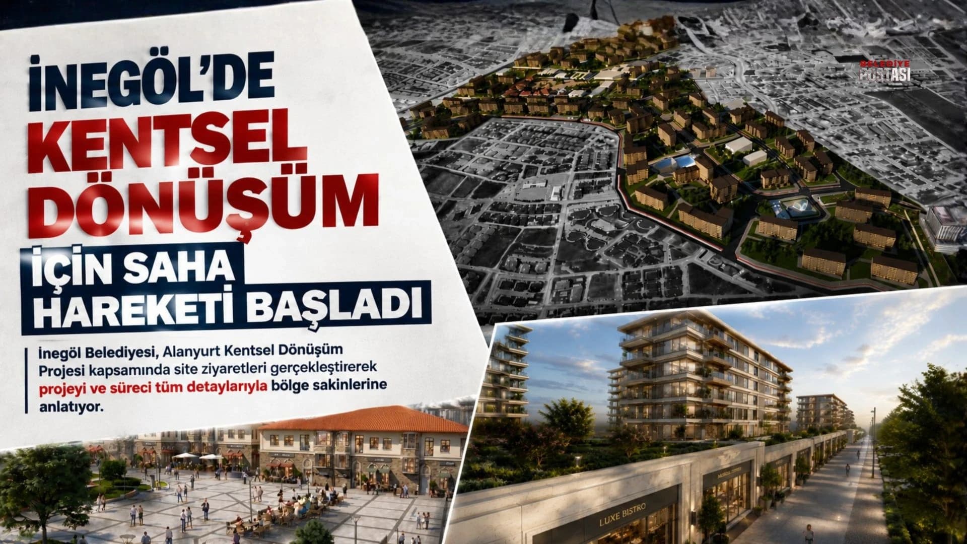İNEGÖL’DE DÖNÜŞÜM BAŞLIYOR: 90 HEKTARLIK ALANDA 501 YAPI