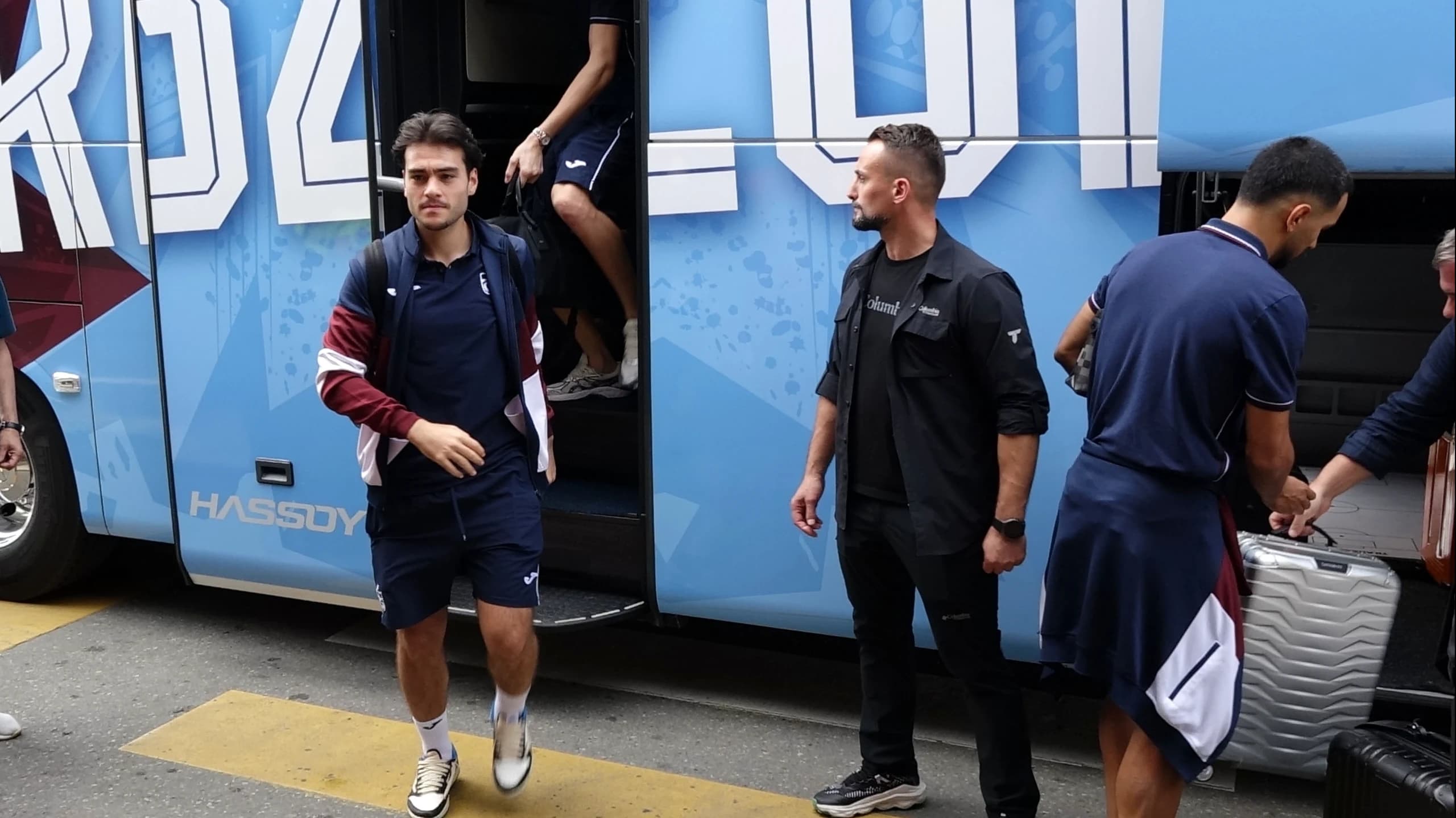 Trabzonspor, Ferencvaros maçı için Budapeşte’ye gitti